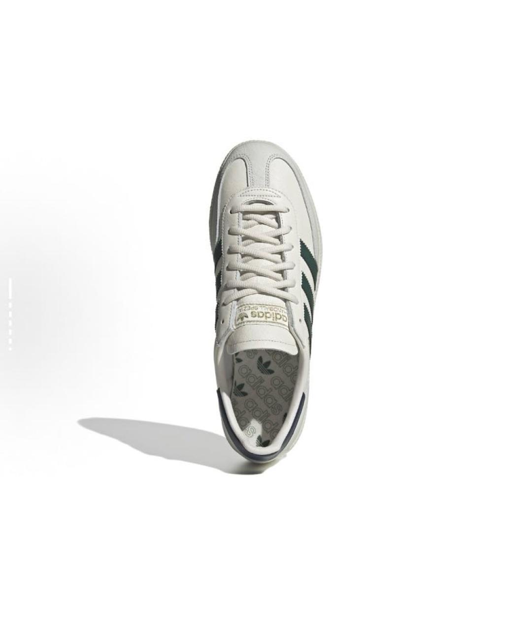 ADIDAS Бежевые кожаные низкие кроссовки / кеды, фото 5