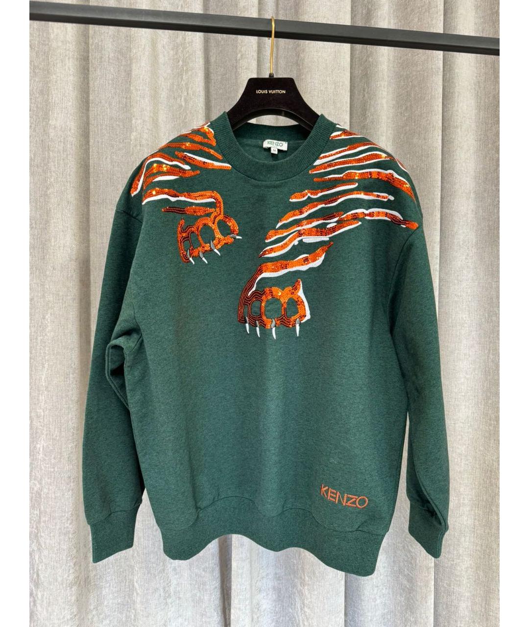 KENZO Зеленый джемпер / свитер, фото 3