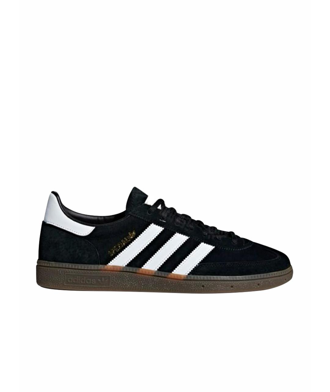 ADIDAS Черные замшевые низкие кроссовки / кеды, фото 8
