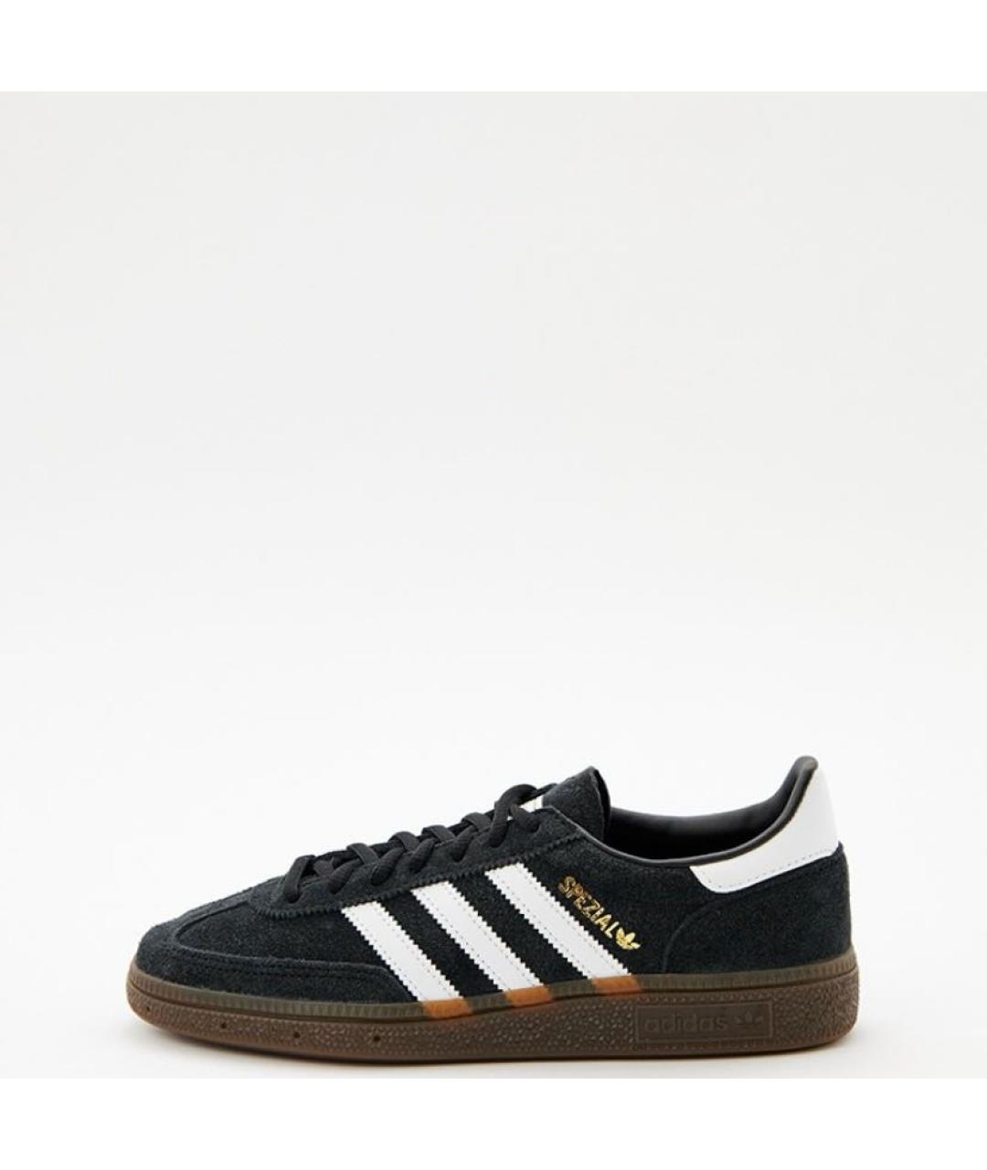 ADIDAS Черные замшевые низкие кроссовки / кеды, фото 2