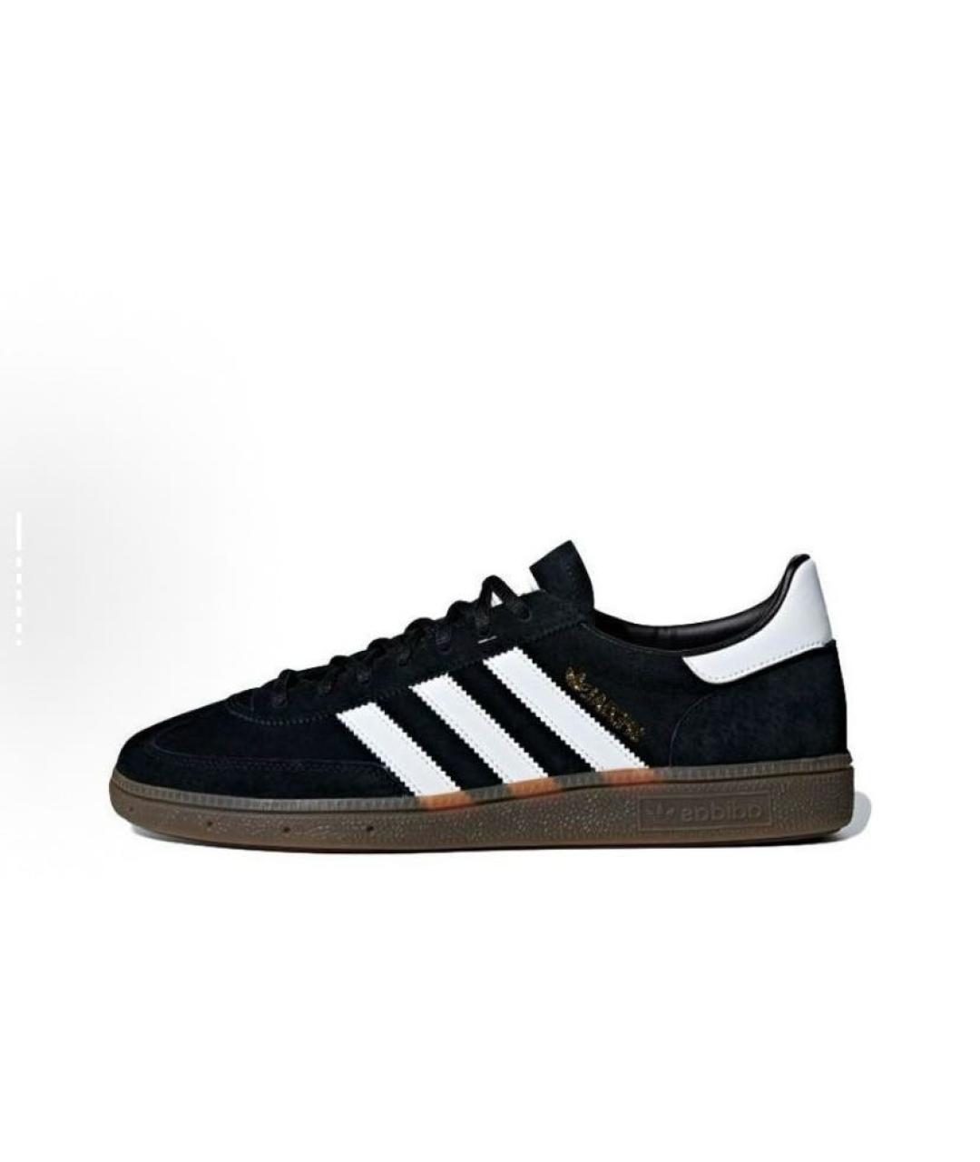 ADIDAS Черные замшевые низкие кроссовки / кеды, фото 3