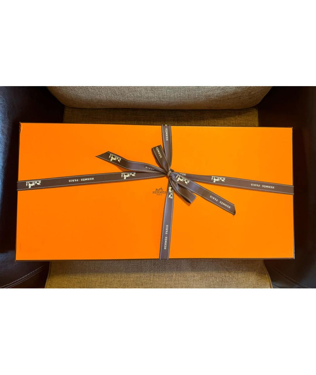 HERMES Бежевая кожаная сумка через плечо, фото 5