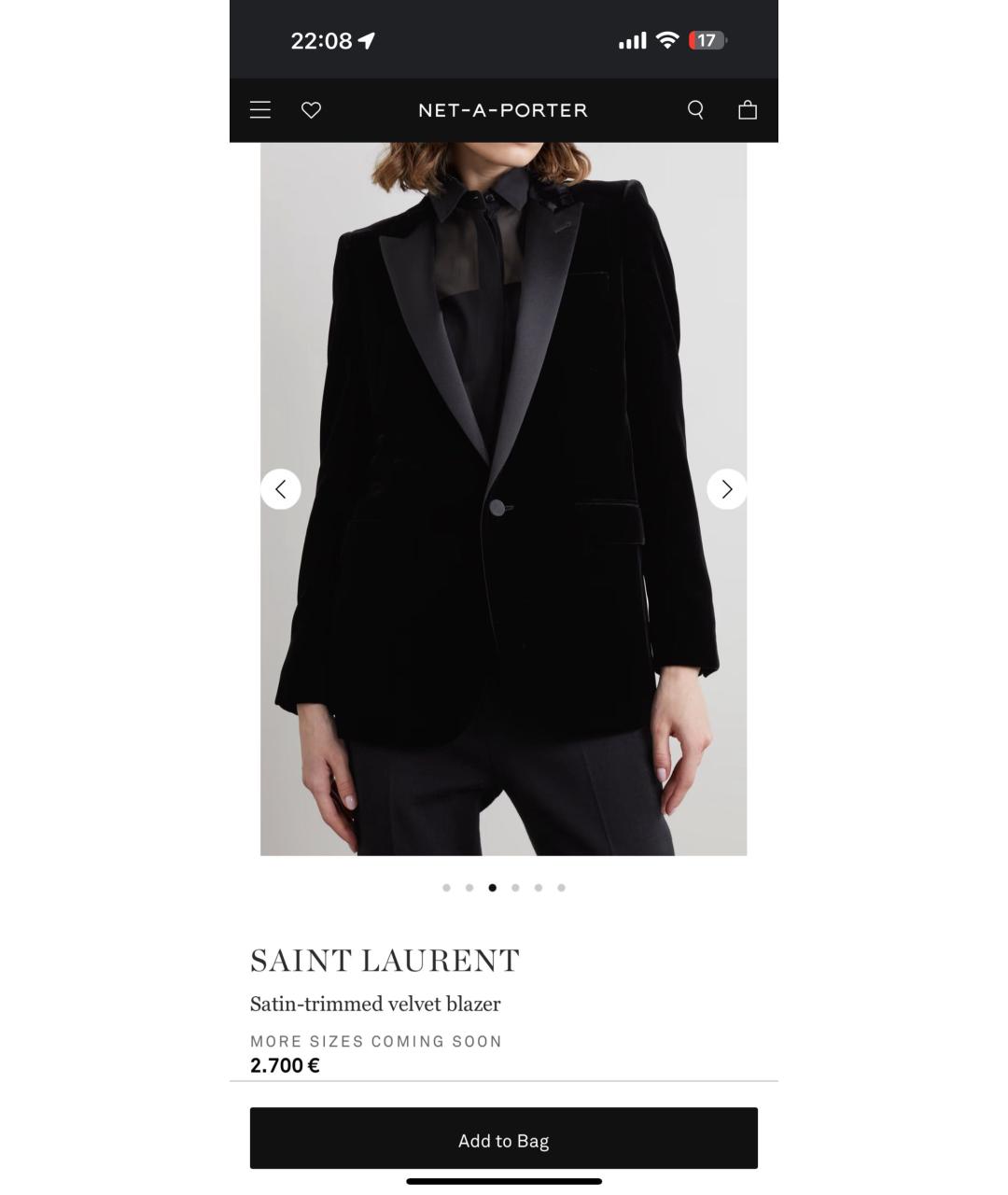 SAINT LAURENT Бордовый бархатный жакет/пиджак, фото 7