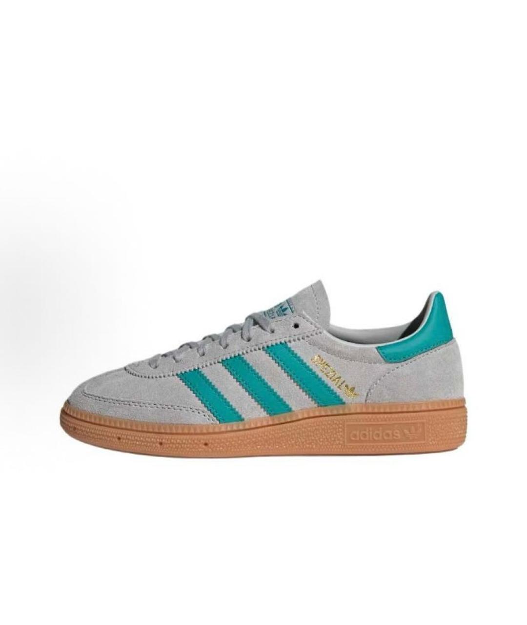 ADIDAS Серые замшевые низкие кроссовки / кеды, фото 3