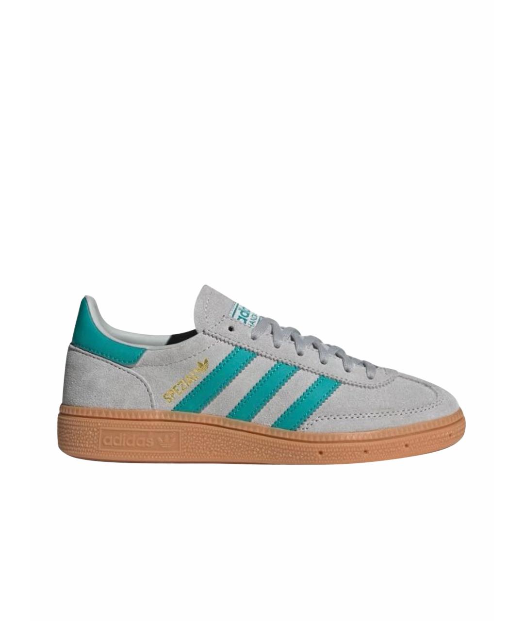 ADIDAS Серые замшевые низкие кроссовки / кеды, фото 1