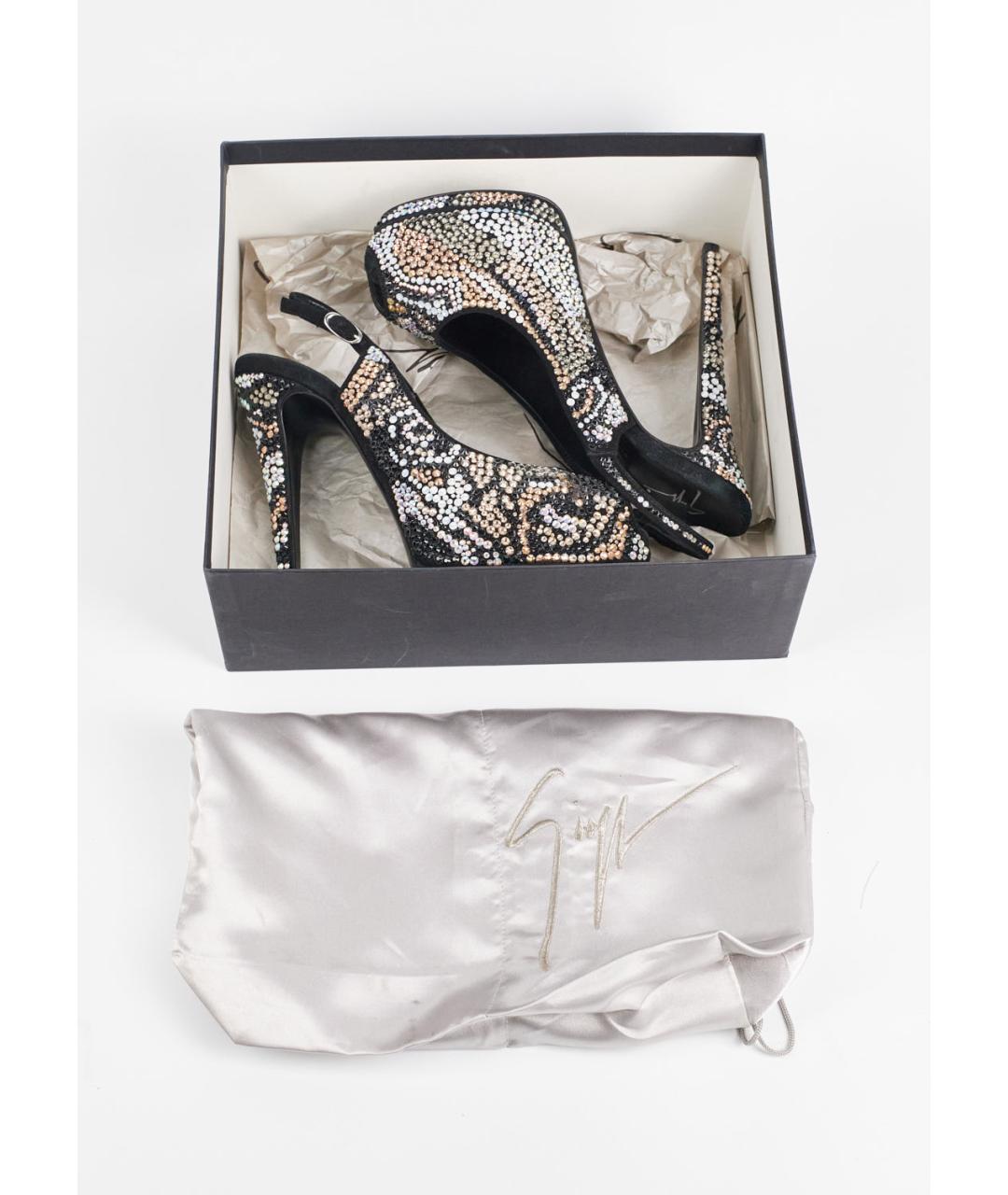 GIUSEPPE ZANOTTI DESIGN Замшевые босоножки, фото 6