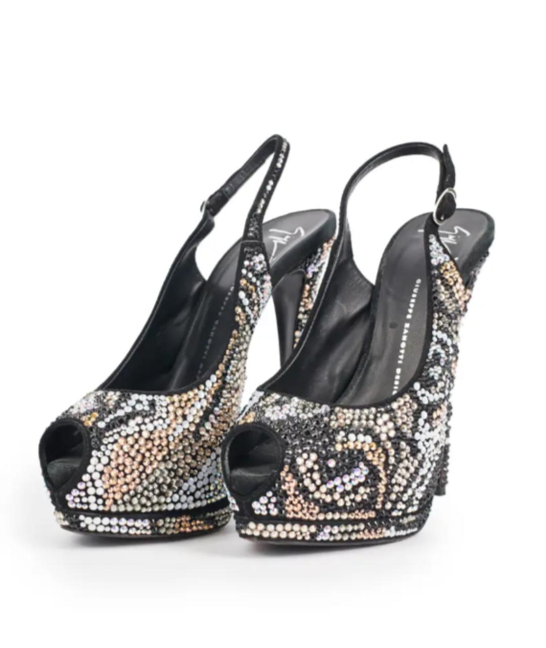 GIUSEPPE ZANOTTI DESIGN Замшевые босоножки, фото 5