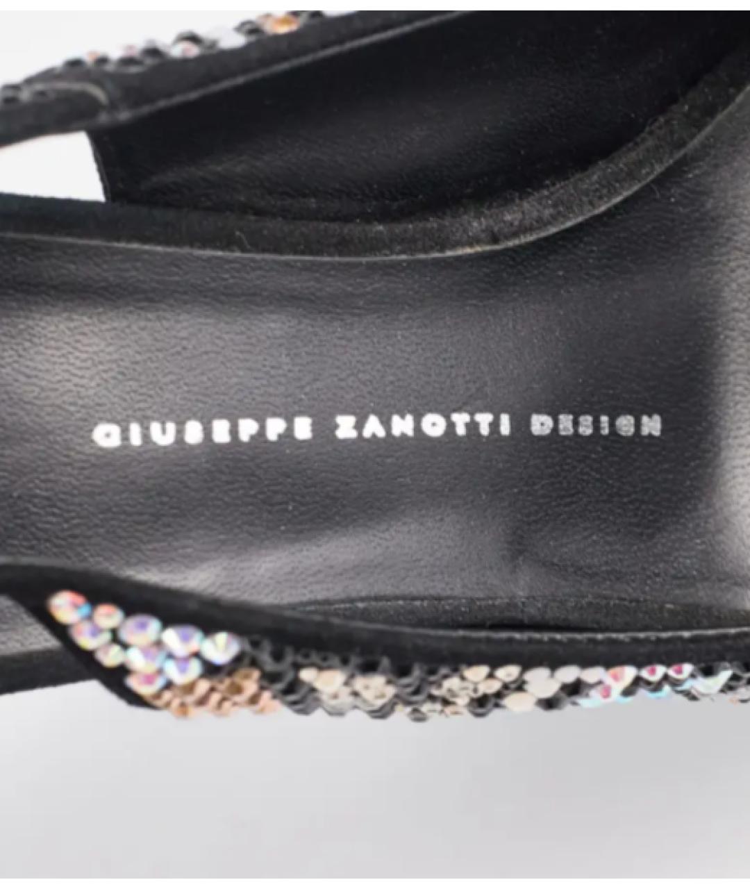 GIUSEPPE ZANOTTI DESIGN Замшевые босоножки, фото 3