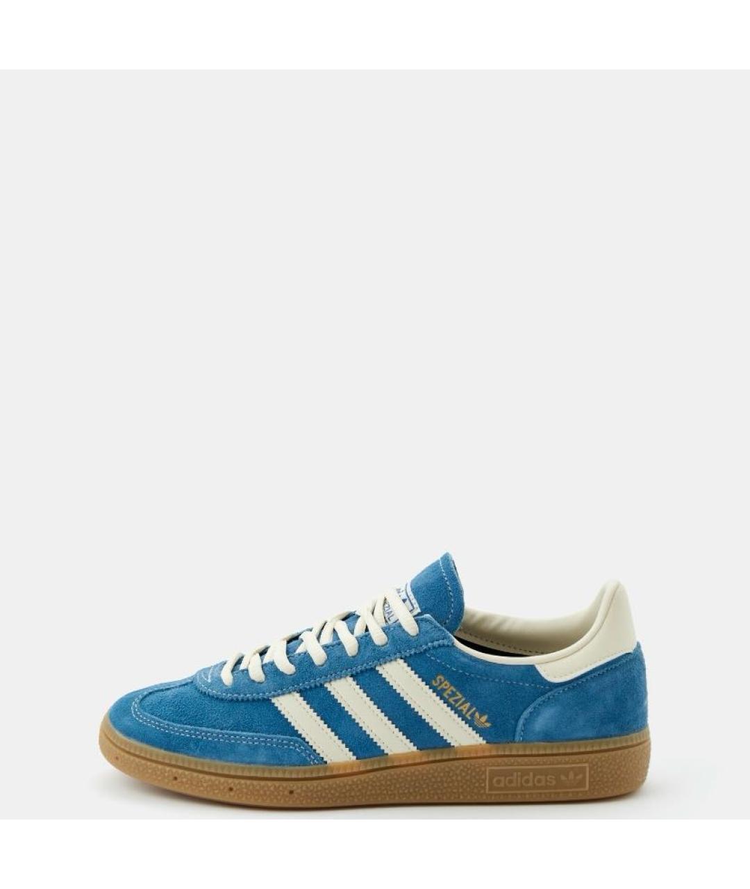 ADIDAS Синие замшевые низкие кроссовки / кеды, фото 2