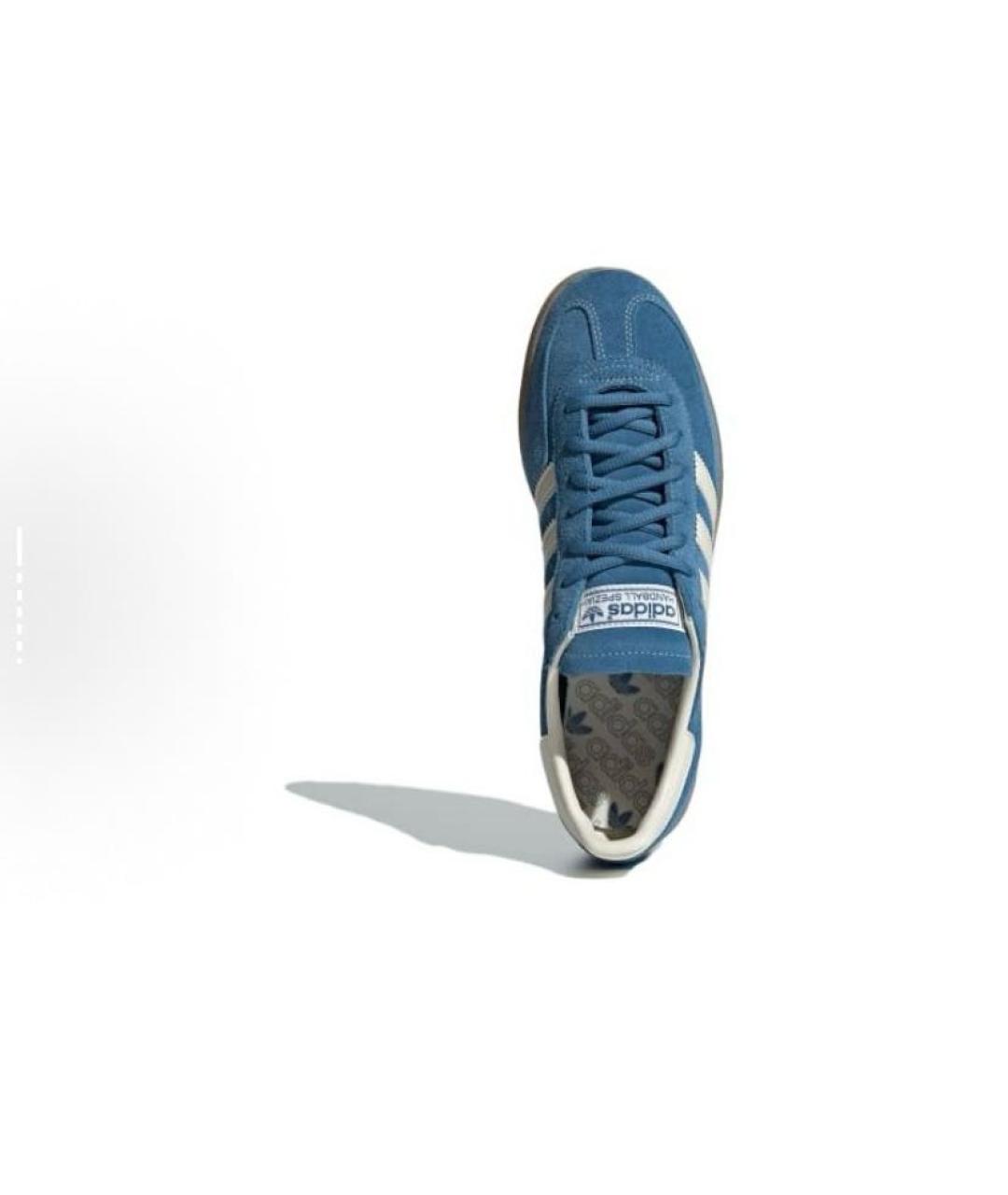 ADIDAS Синие замшевые низкие кроссовки / кеды, фото 6