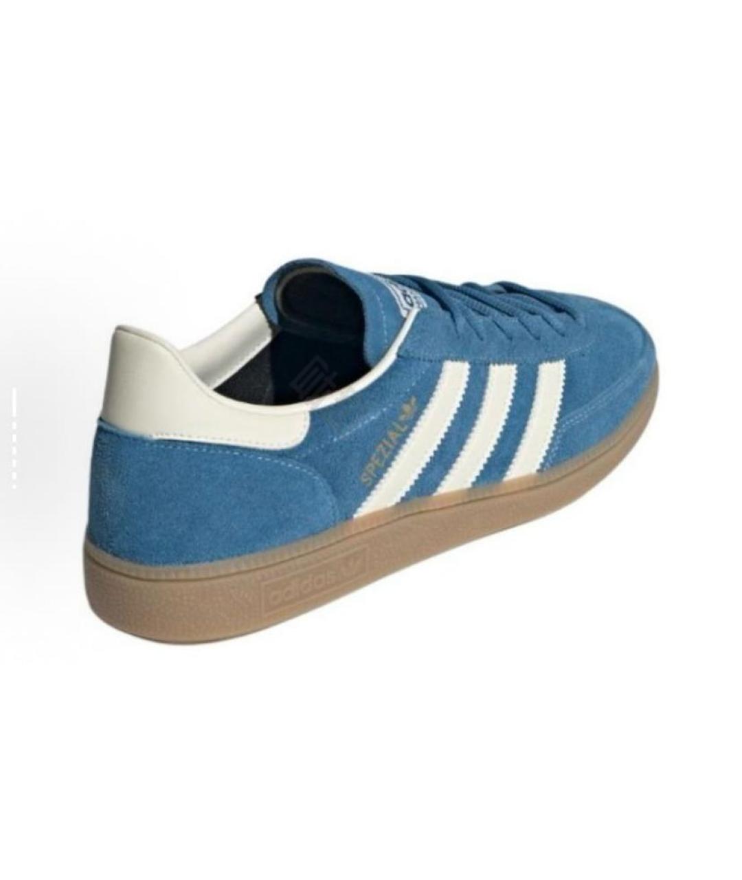 ADIDAS Синие замшевые низкие кроссовки / кеды, фото 5