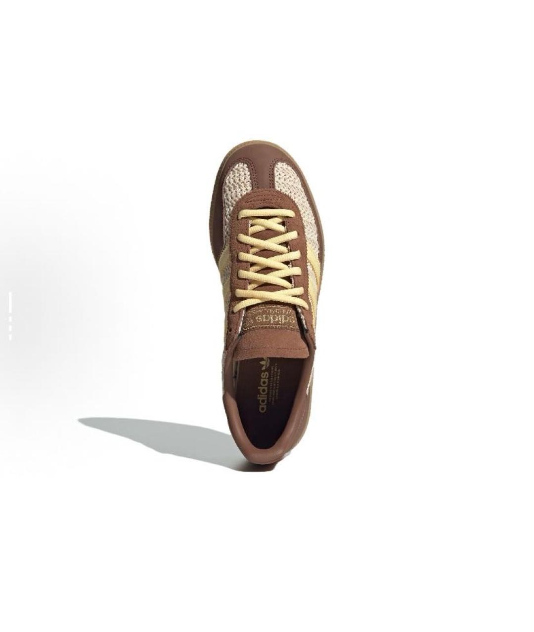 ADIDAS Бежевые текстильные низкие кроссовки / кеды, фото 6