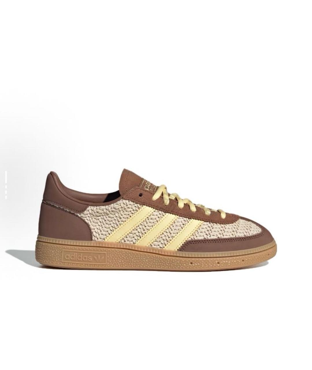 ADIDAS Бежевые текстильные низкие кроссовки / кеды, фото 8