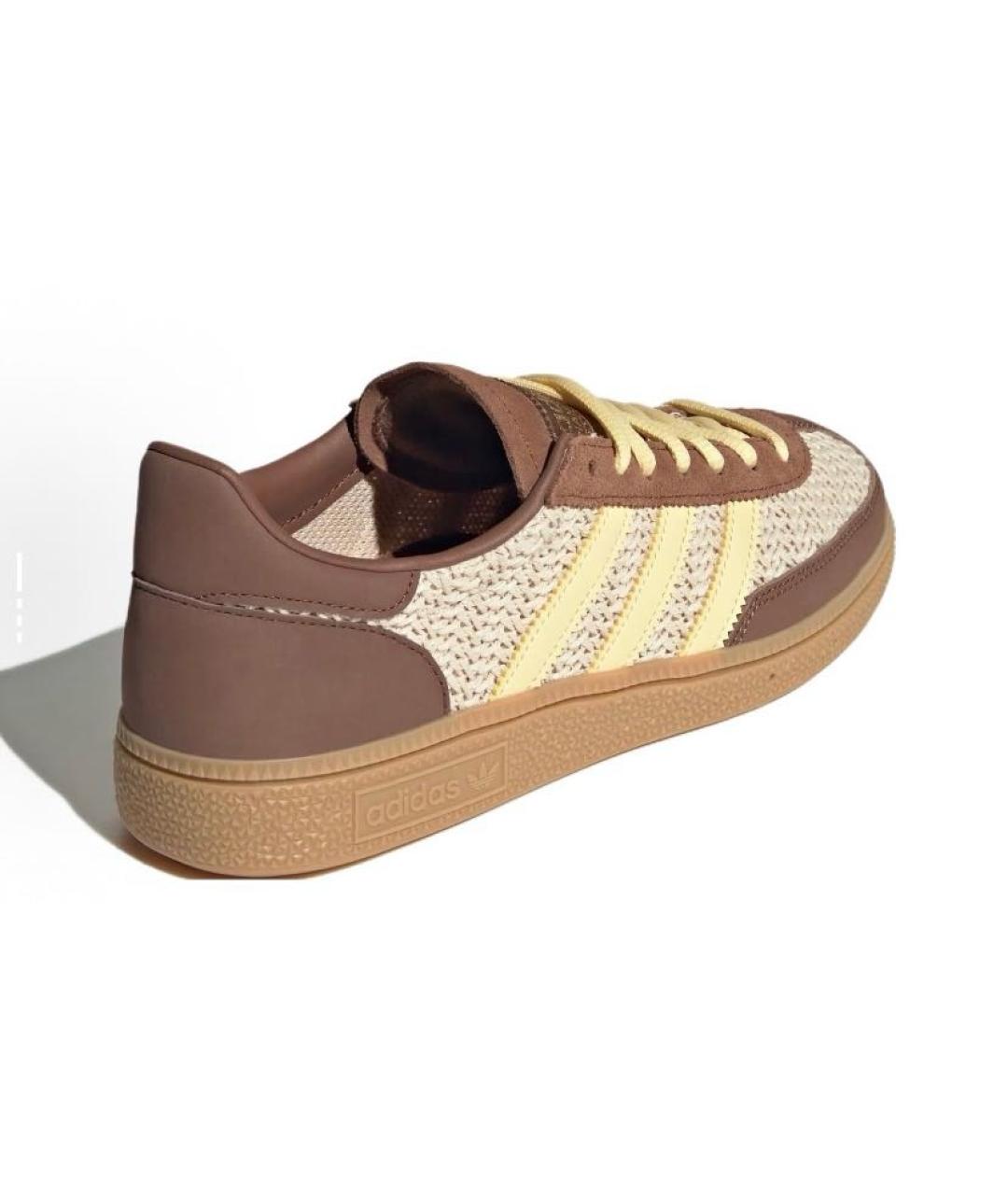 ADIDAS Бежевые текстильные низкие кроссовки / кеды, фото 5