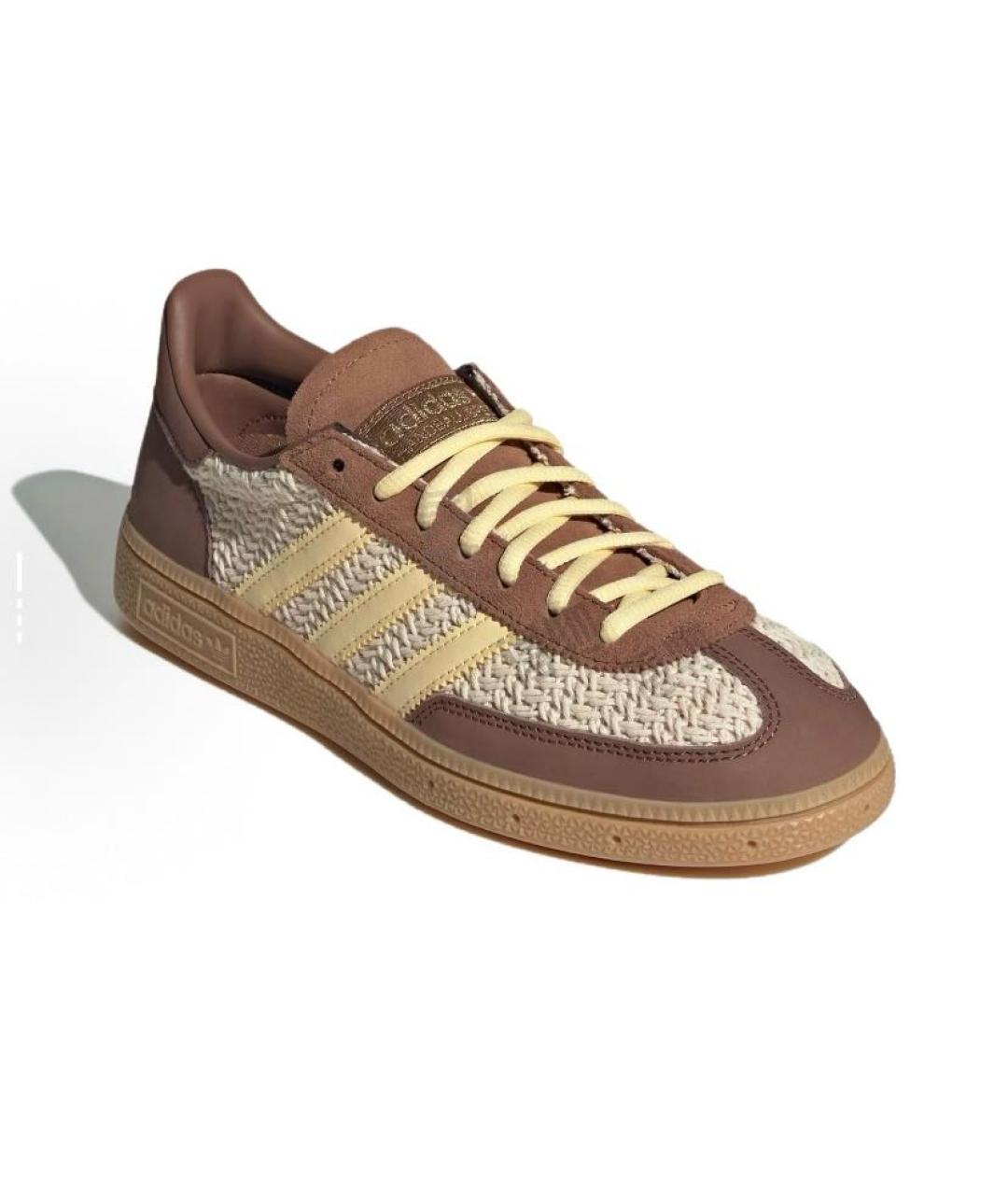 ADIDAS Бежевые текстильные низкие кроссовки / кеды, фото 4