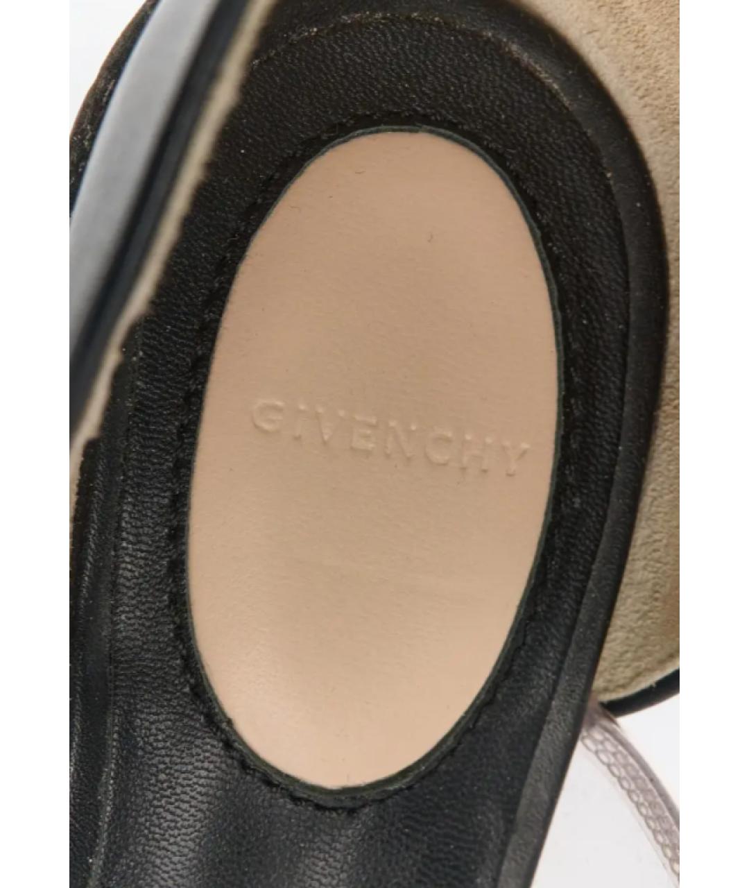 GIVENCHY Черные босоножки, фото 6