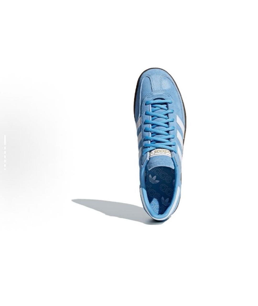 ADIDAS Голубые замшевые низкие кроссовки / кеды, фото 6