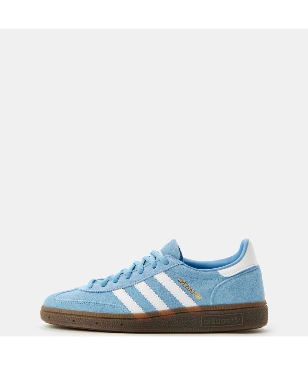 ADIDAS Голубые замшевые низкие кроссовки / кеды, фото 2