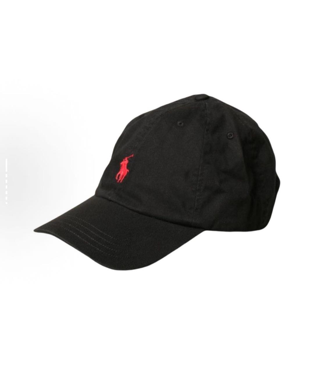 POLO RALPH LAUREN Черная хлопковая кепка/бейсболка, фото 3