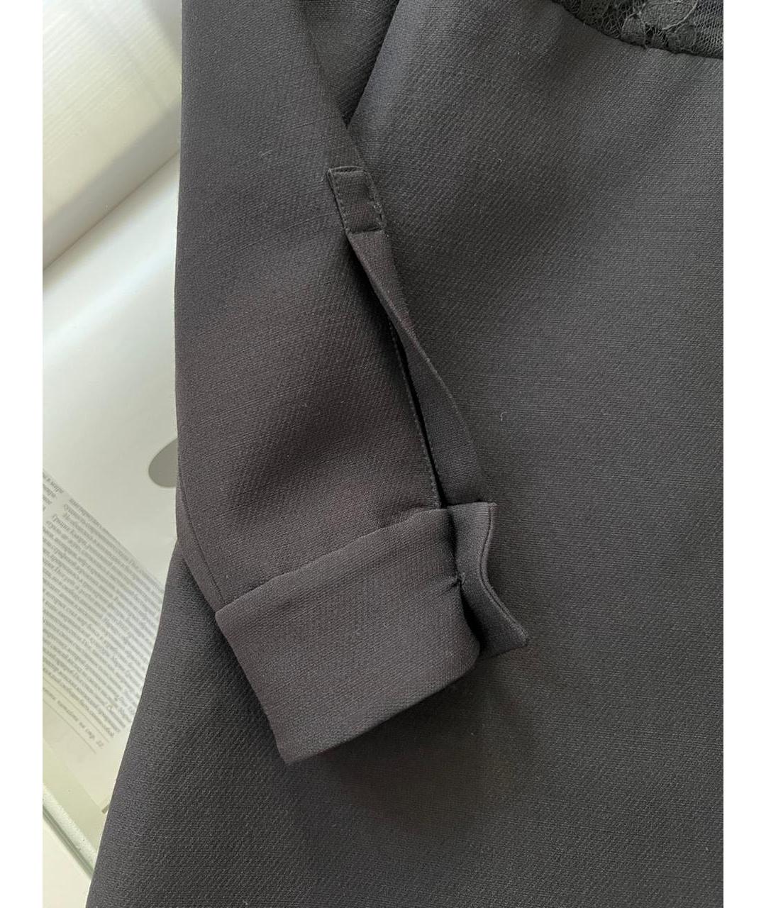 VALENTINO Черное шерстяное платье, фото 4