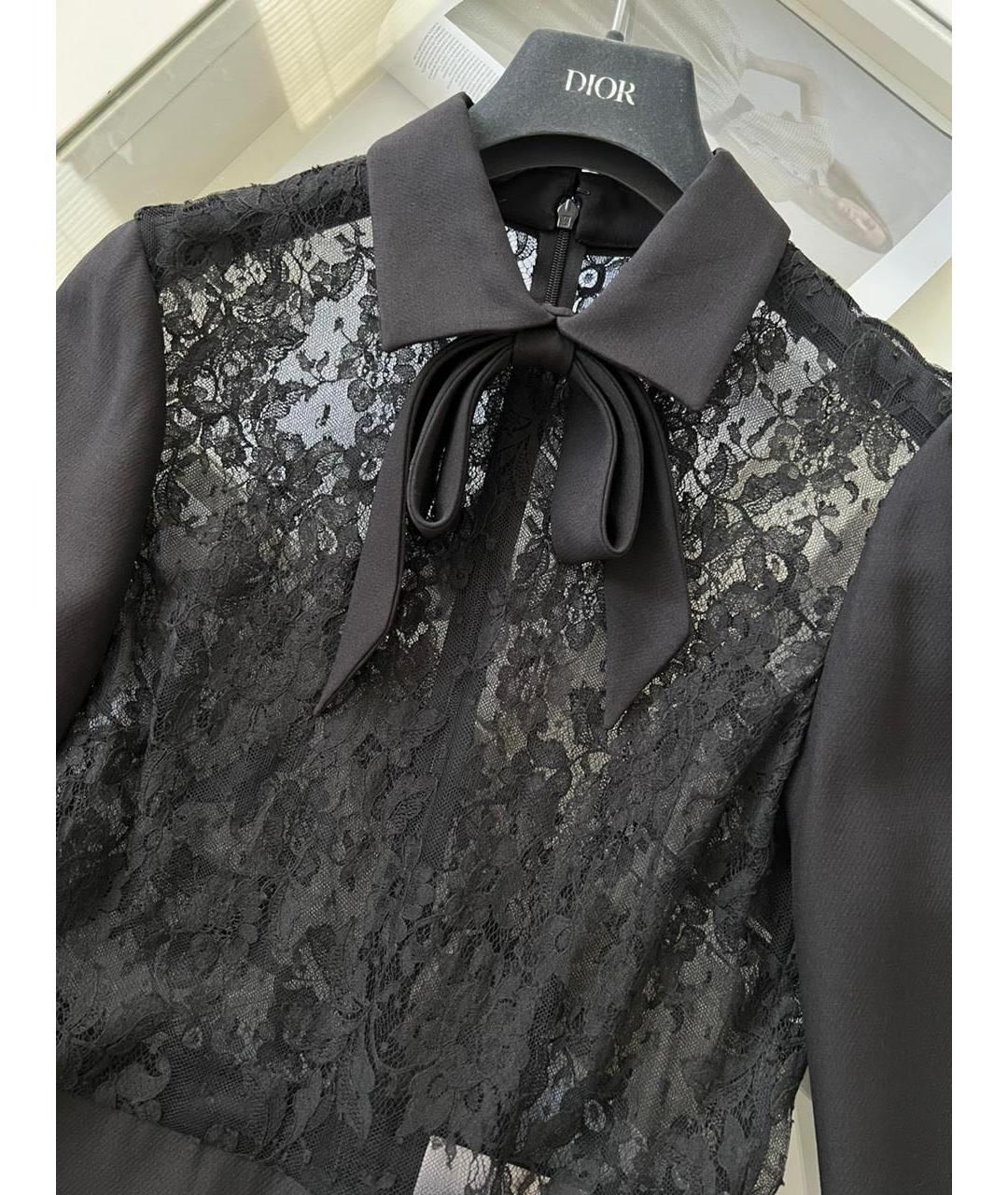 VALENTINO Черное шерстяное платье, фото 8