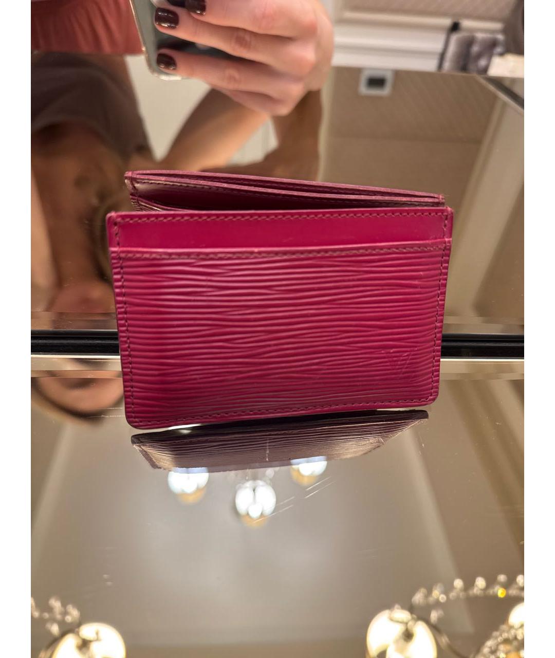 LOUIS VUITTON Кожаный кардхолдер, фото 5