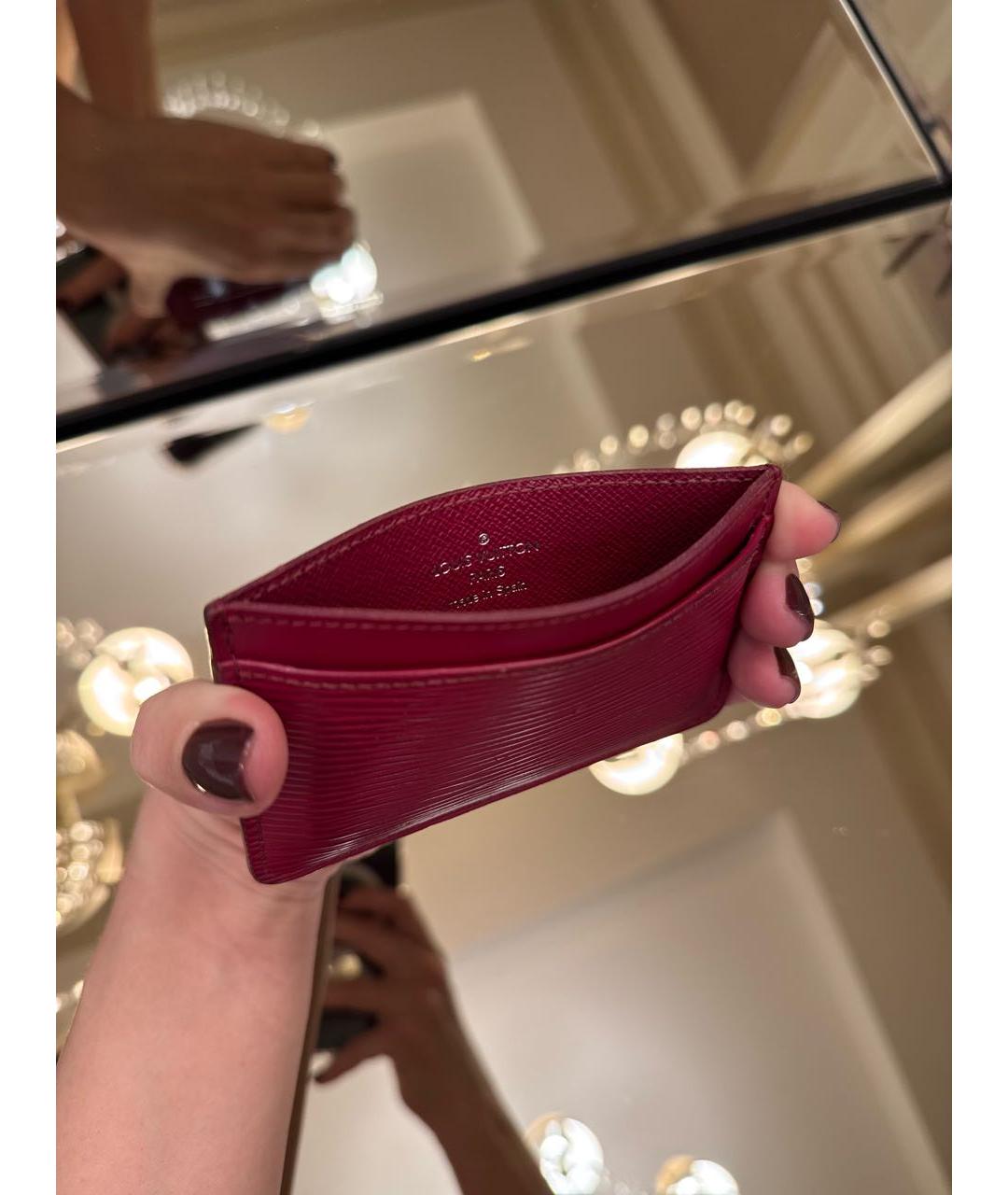 LOUIS VUITTON Кожаный кардхолдер, фото 4