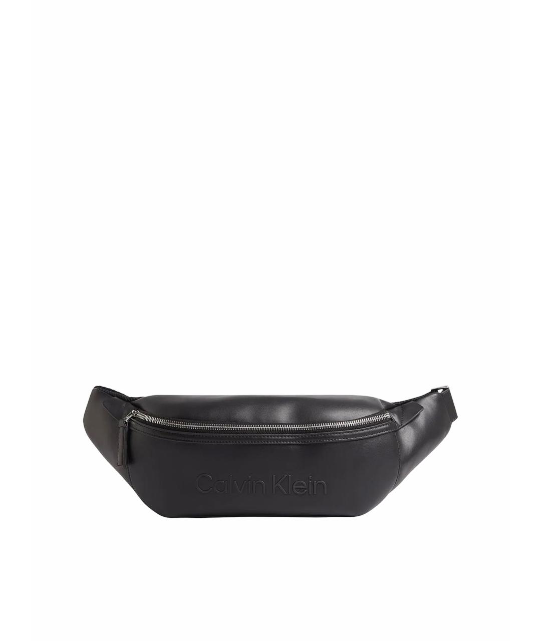 CALVIN KLEIN Черная поясная сумка, фото 1