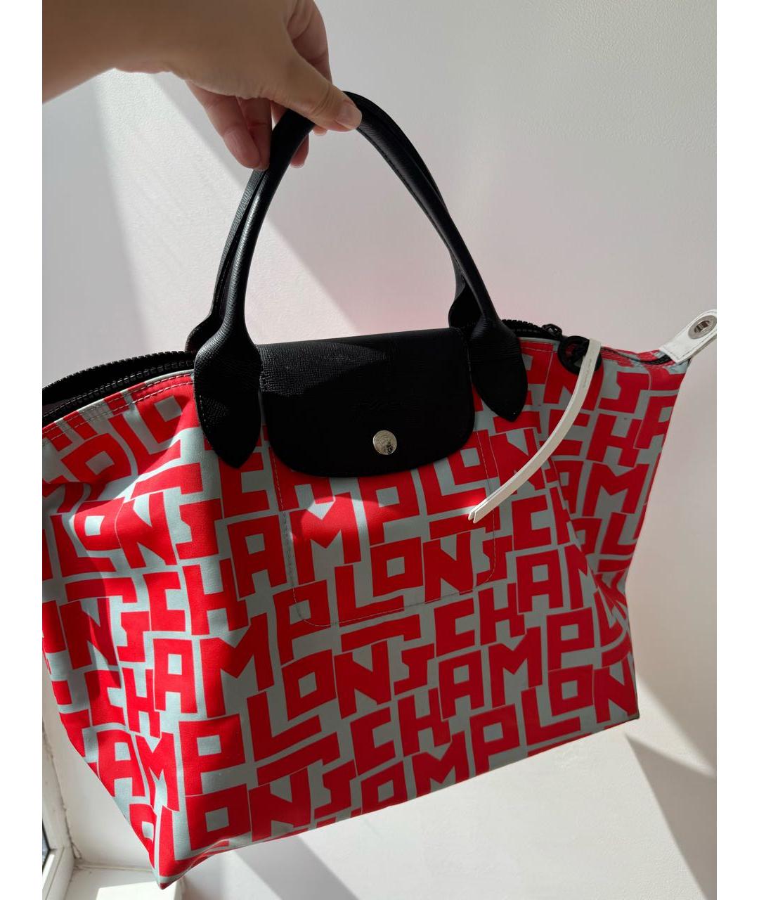 LONGCHAMP Мульти тканевая сумка с короткими ручками, фото 2