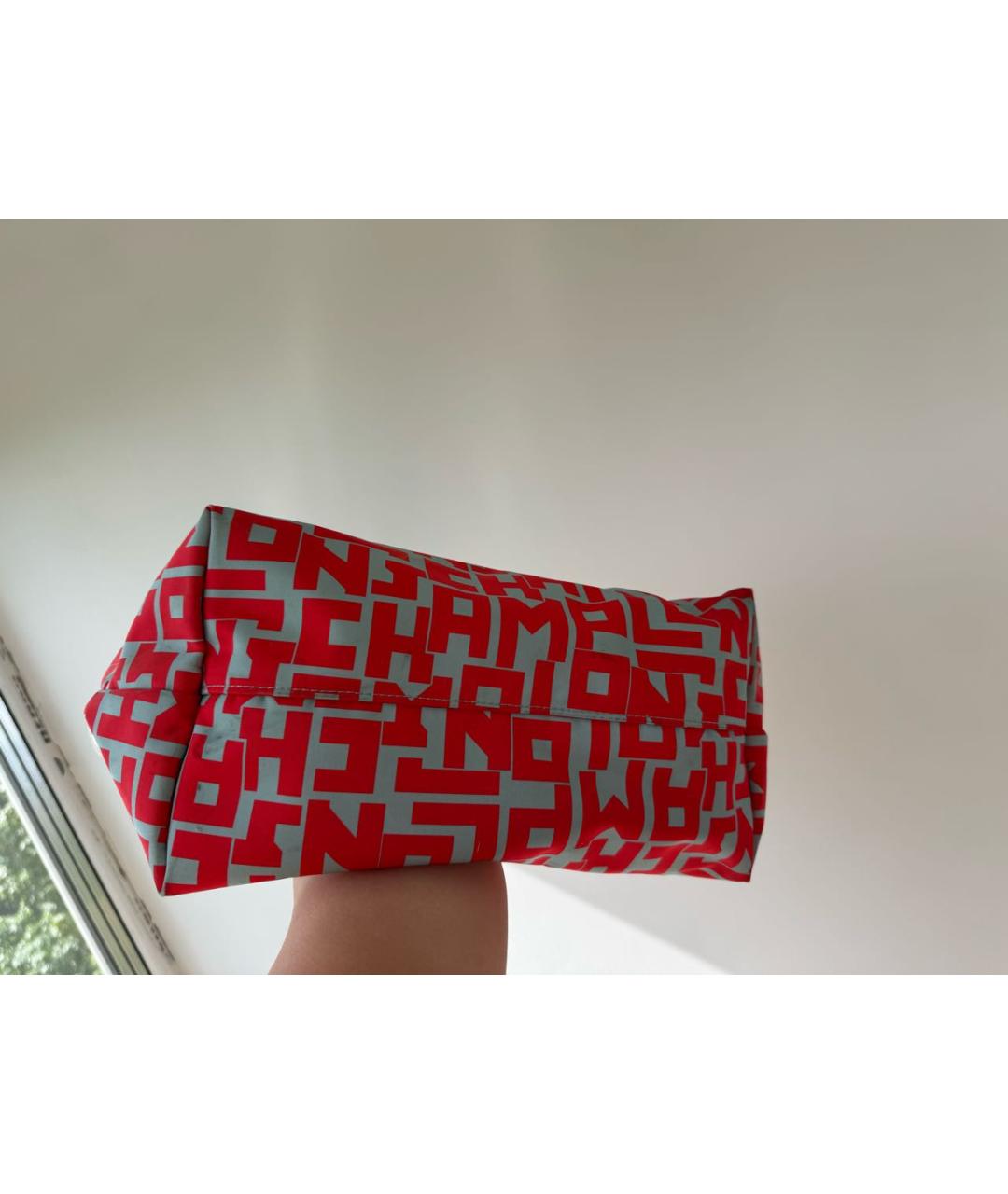 LONGCHAMP Мульти тканевая сумка с короткими ручками, фото 5