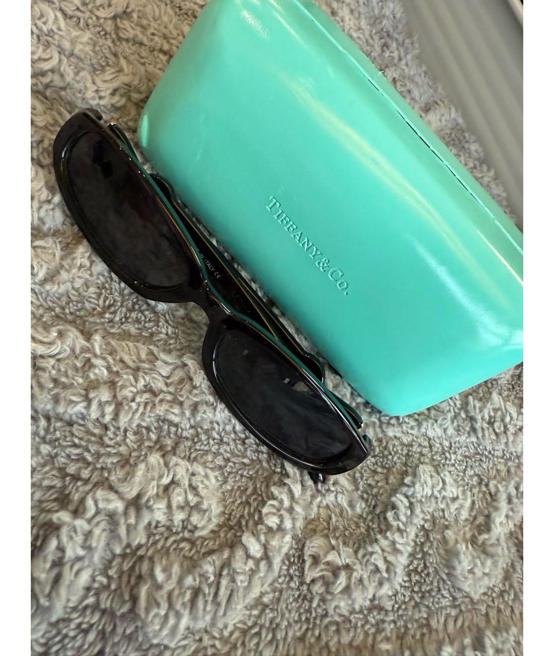 TIFFANY&CO Черные пластиковые солнцезащитные очки, фото 2