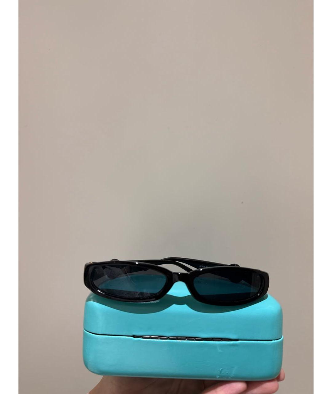 TIFFANY&CO Черные пластиковые солнцезащитные очки, фото 8