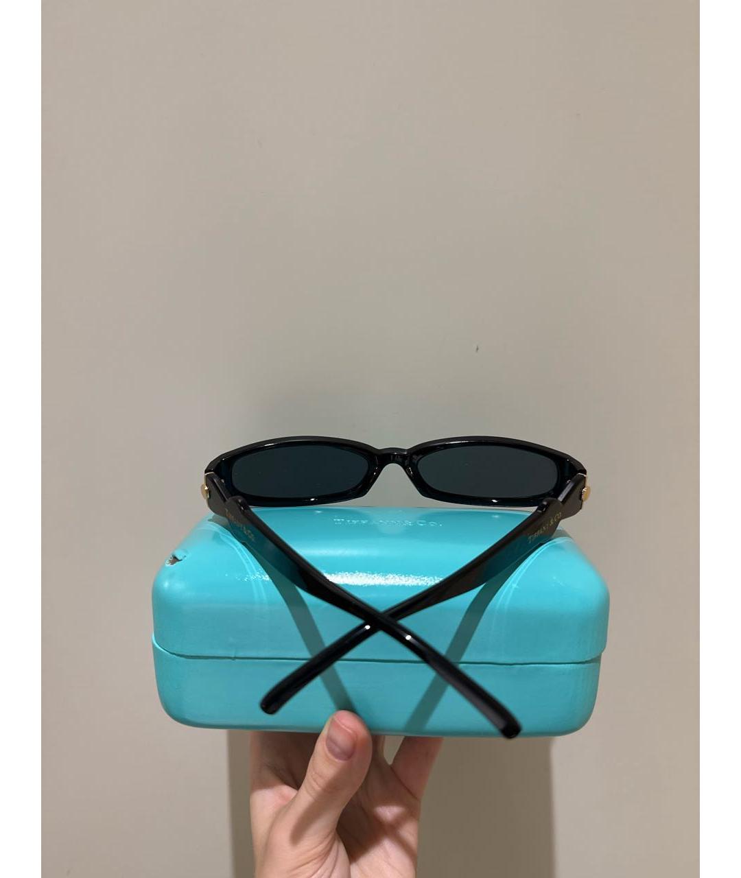 TIFFANY&CO Черные пластиковые солнцезащитные очки, фото 7