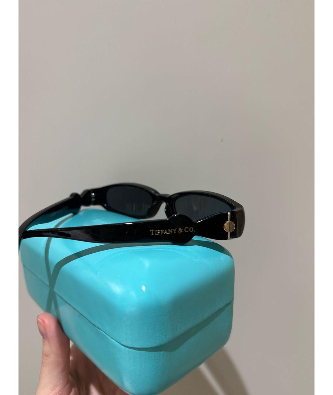 TIFFANY&CO Черные пластиковые солнцезащитные очки, фото 6