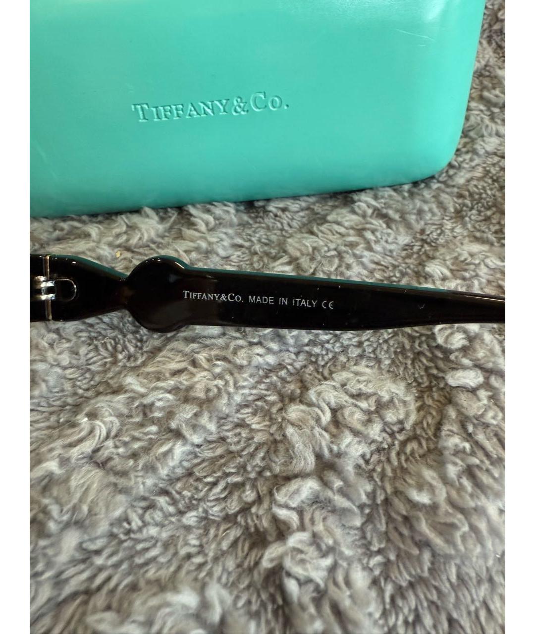 TIFFANY&CO Черные пластиковые солнцезащитные очки, фото 4
