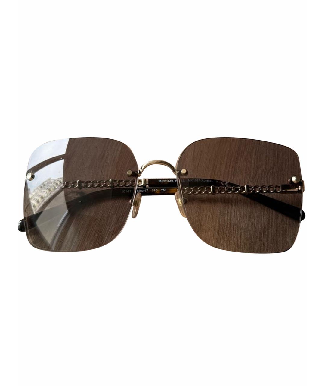 MICHAEL KORS Металлические солнцезащитные очки, фото 1