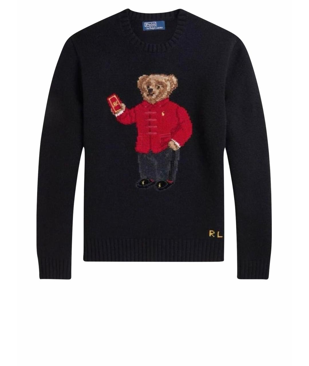 POLO RALPH LAUREN Черный шерстяной джемпер / свитер, фото 10