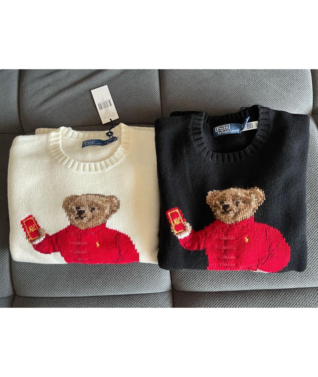 POLO RALPH LAUREN Черный шерстяной джемпер / свитер, фото 5