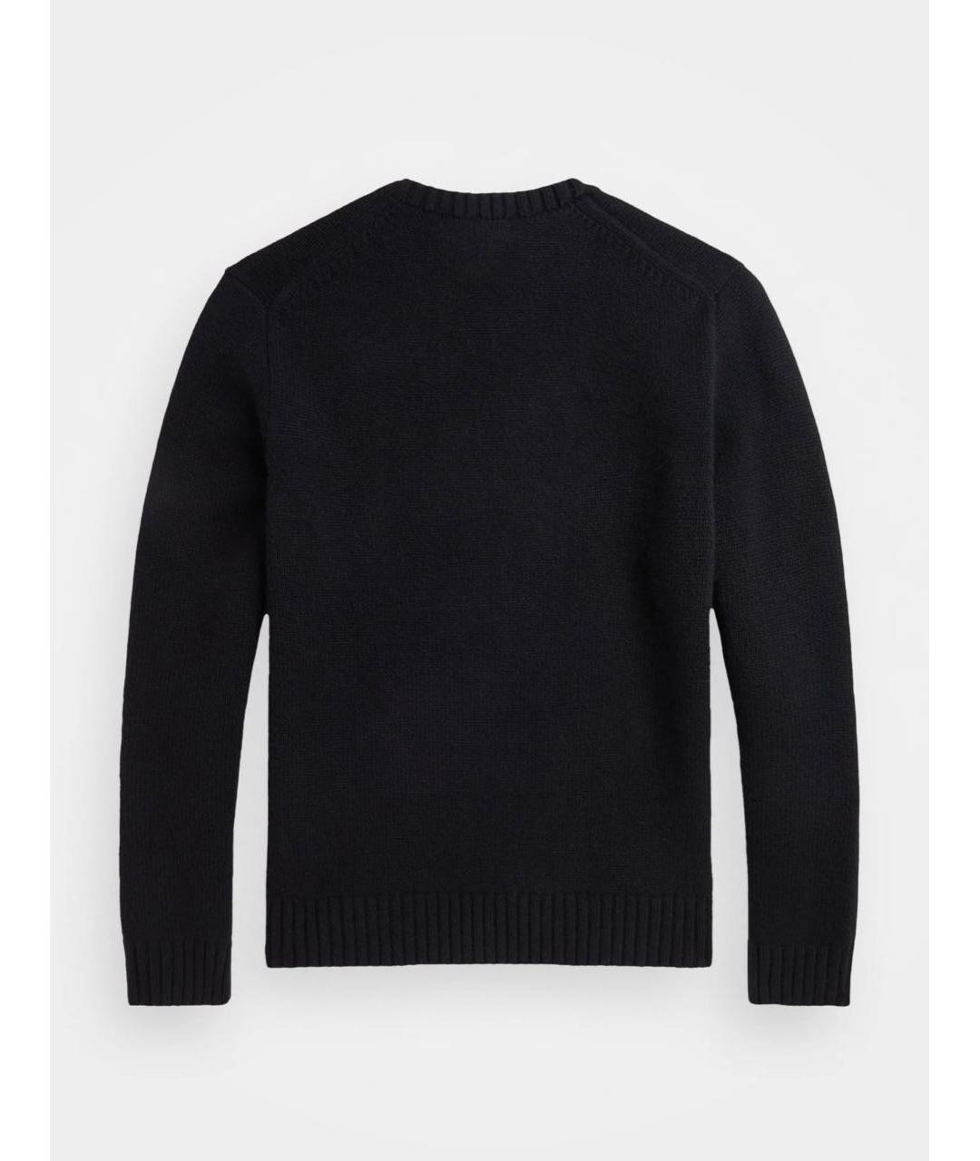 POLO RALPH LAUREN Черный шерстяной джемпер / свитер, фото 2