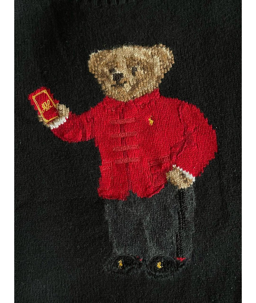 POLO RALPH LAUREN Черный шерстяной джемпер / свитер, фото 4