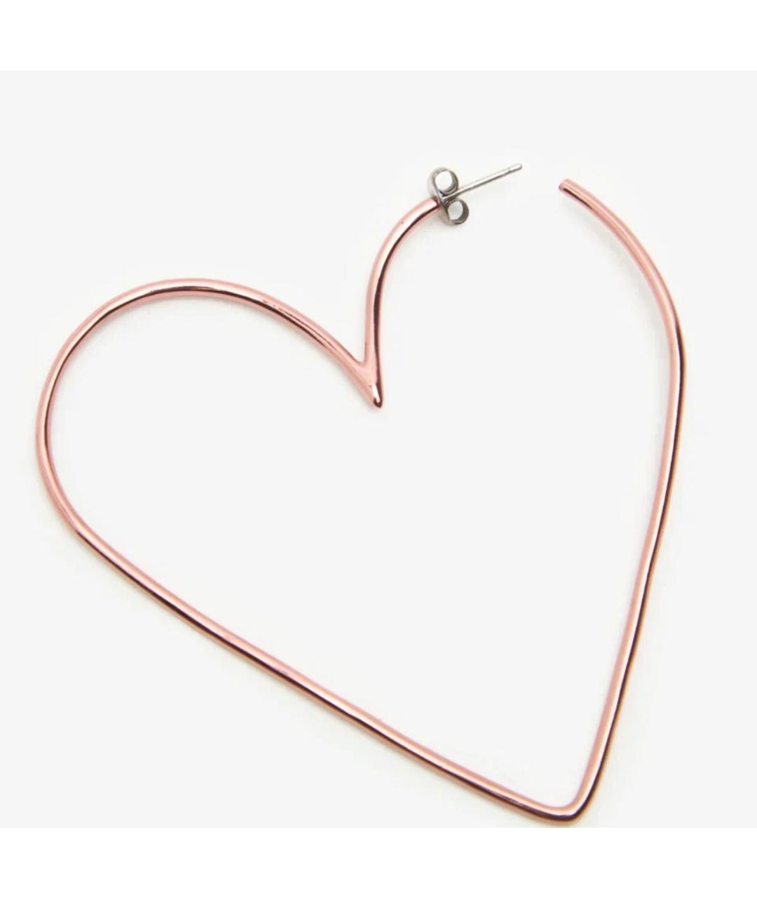 ISABEL MARANT Розовые латунные серьги, фото 3