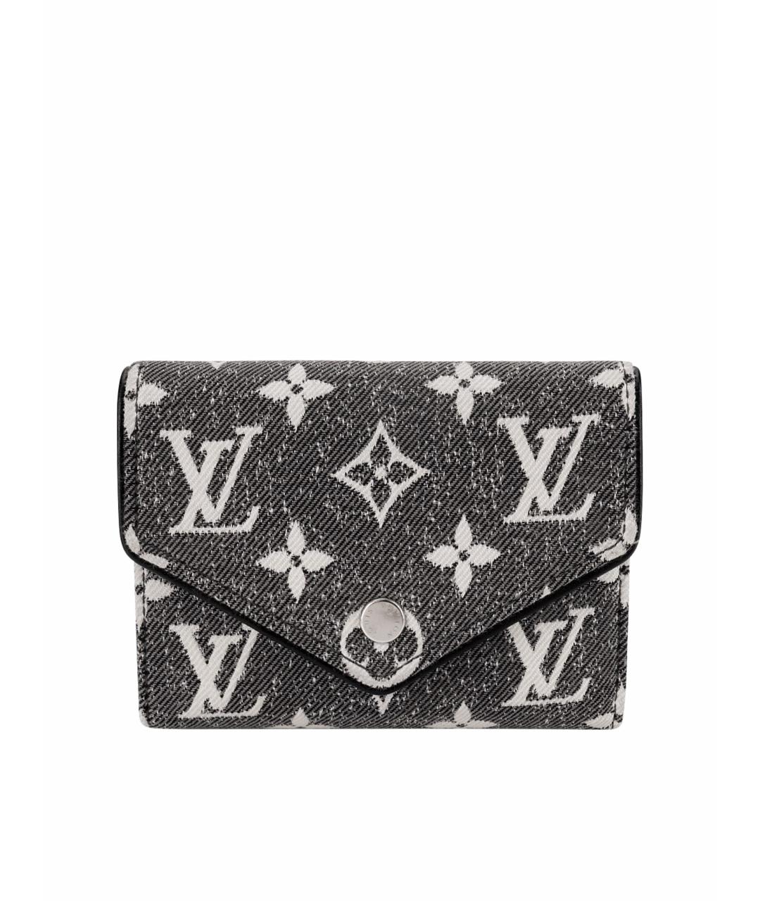 LOUIS VUITTON Антрацитовый кошелек, фото 1