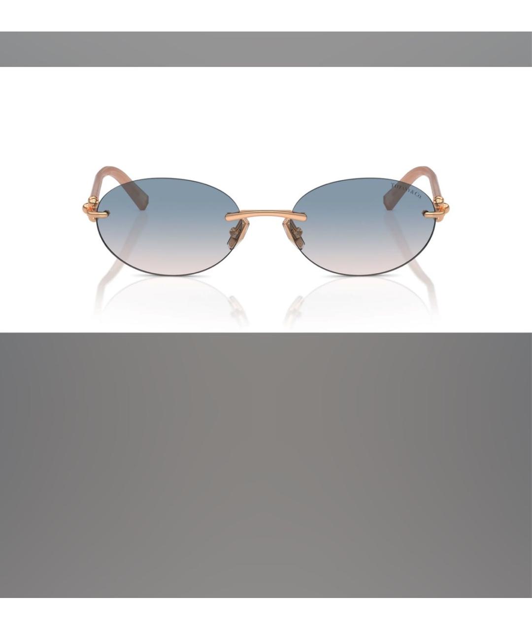 TIFFANY&CO Бирюзовые солнцезащитные очки, фото 2