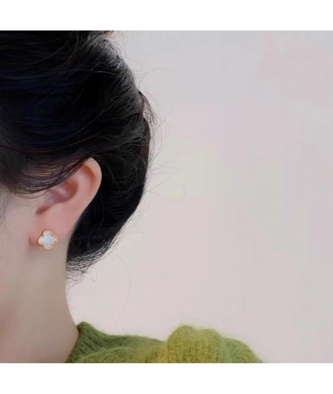 VAN CLEEF & ARPELS Золотые серьги из желтого золота, фото 6