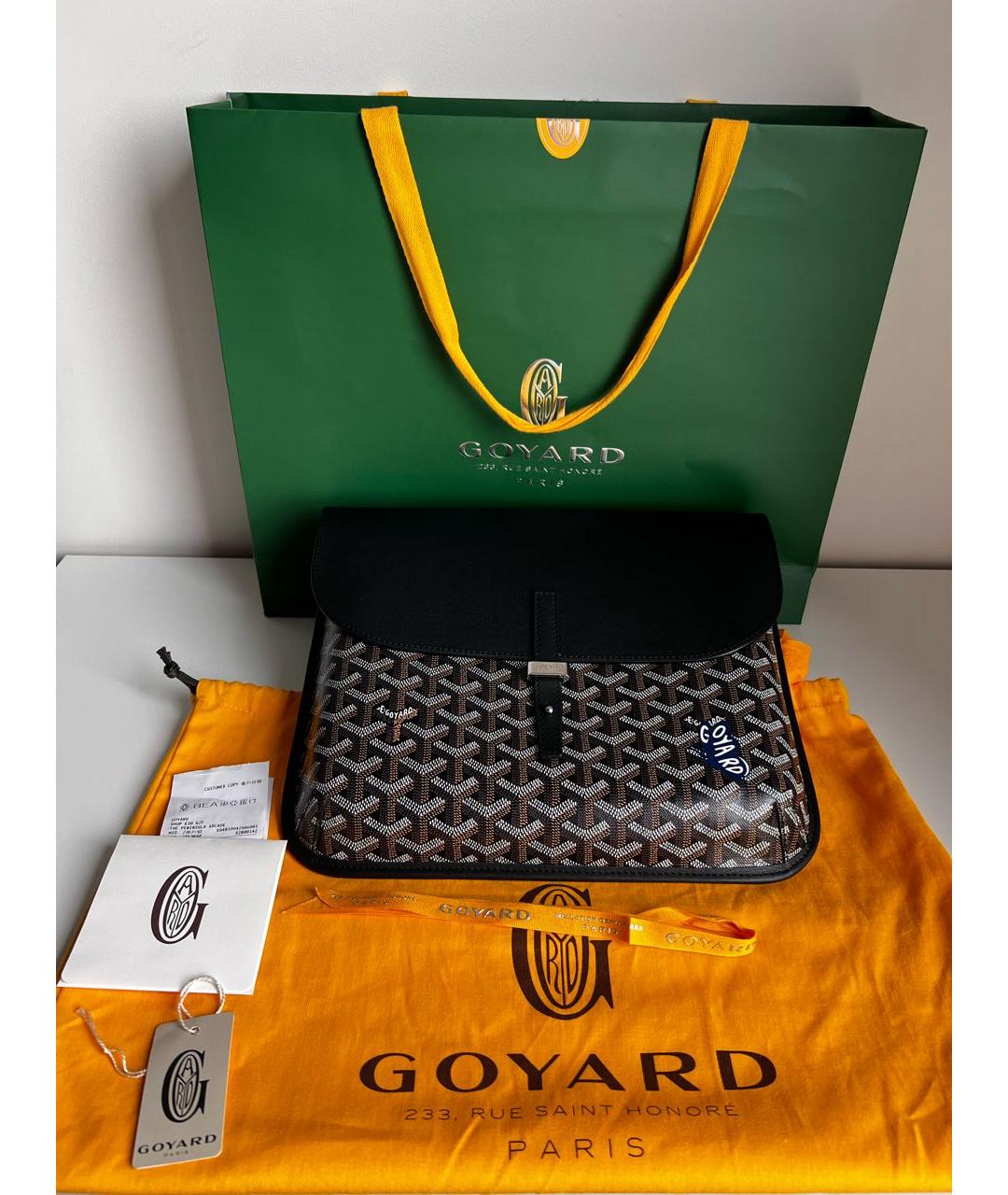GOYARD Черная сумка на плечо, фото 2