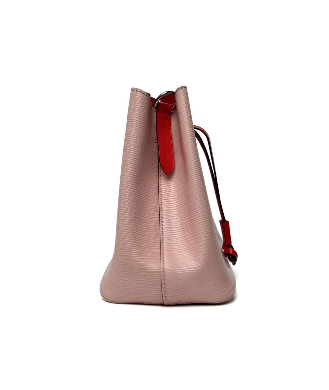 LOUIS VUITTON Розовая кожаная сумка через плечо, фото 3