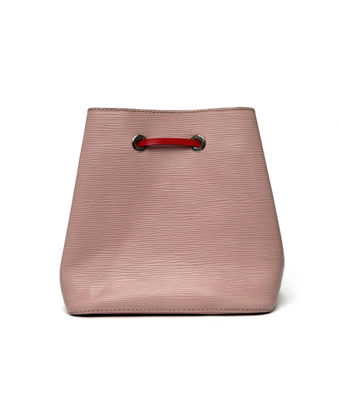 LOUIS VUITTON Розовая кожаная сумка через плечо, фото 2