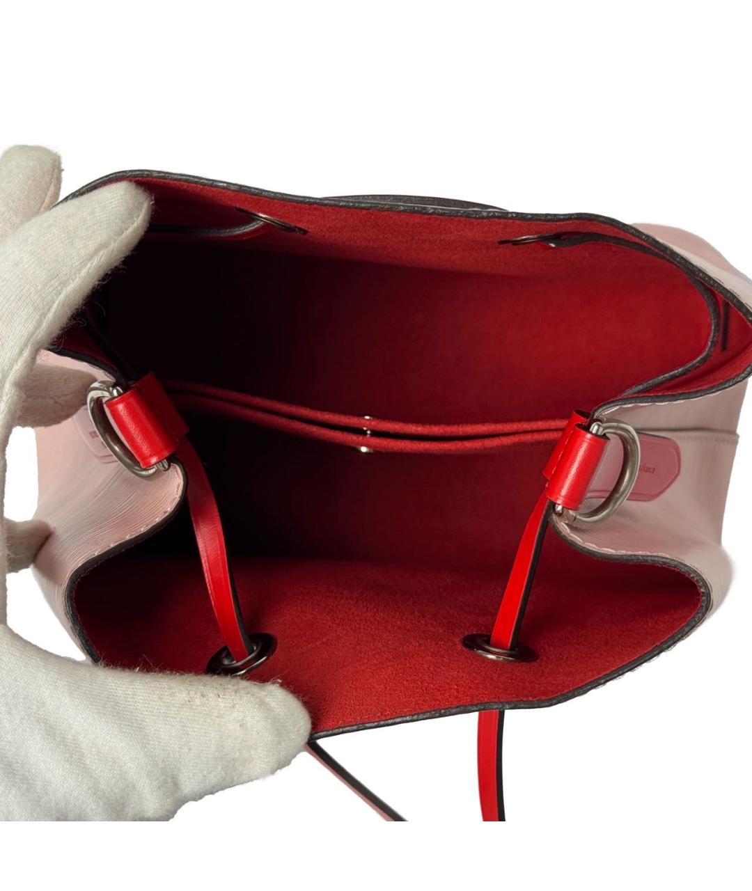 LOUIS VUITTON Розовая кожаная сумка через плечо, фото 5