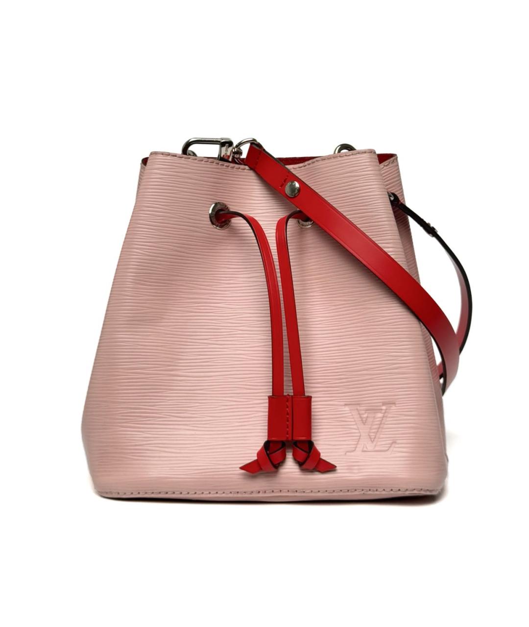 LOUIS VUITTON Розовая кожаная сумка через плечо, фото 7