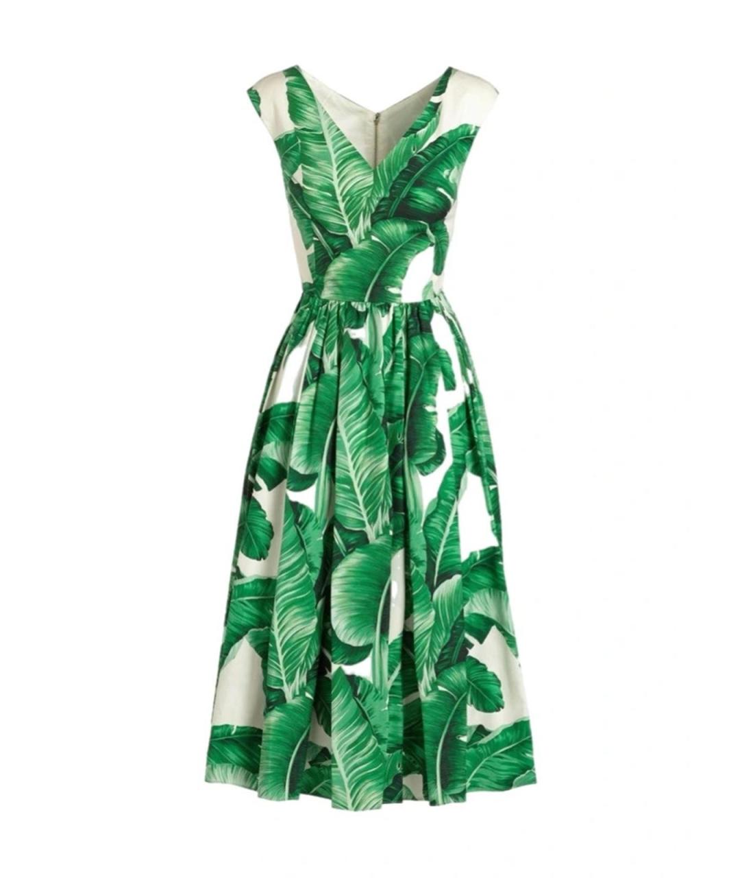 DOLCE&GABBANA Белое хлопковое повседневное платье, фото 1